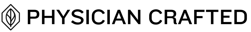 Black Logo for 'Physician Crafted'